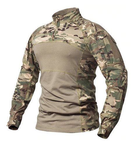 Camisa-remera Táctica Combate Militar Cp Talle S