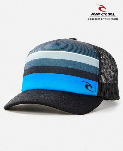 Gorra Rip Curl Modelo Weekend Trucker Negro Azul Importada