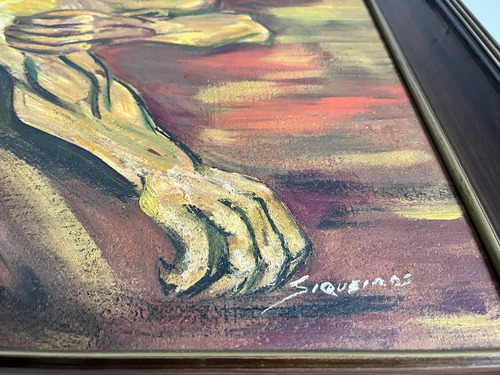 Pintura Original En Oleo David Alfaro Siqueiros 70x50cm (Usado)