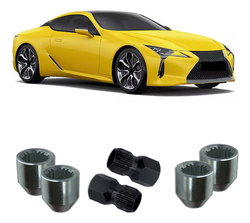 Tuercas Seguridad Antirrobo Lexus Lc 2024-2025