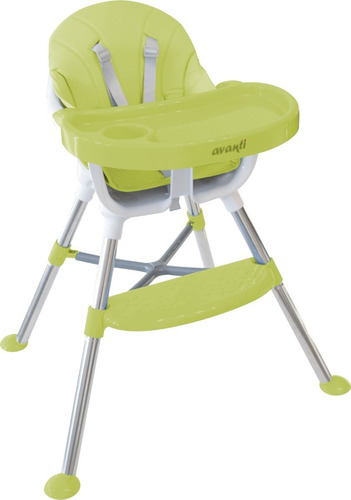 Imagen 2 de 10 de Silla De Comer Bebe Avanti 3 En 1 Mecedora Alturas Patas