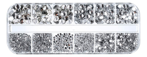 2000 Perlas De Cristal Con Parte Trasera Plana Para Manualid