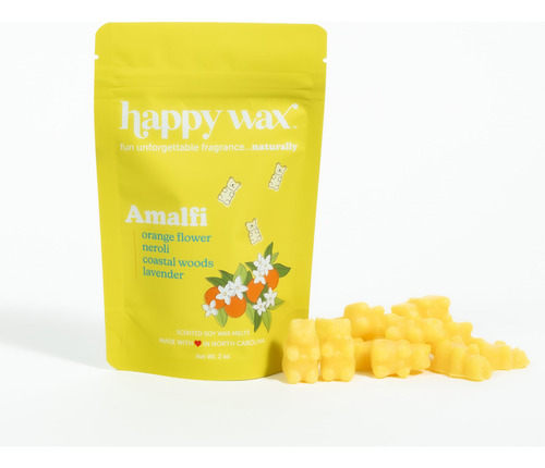 Happy Wax Amalfi - Cera Perfumada De Oso Para Derretir  Cer