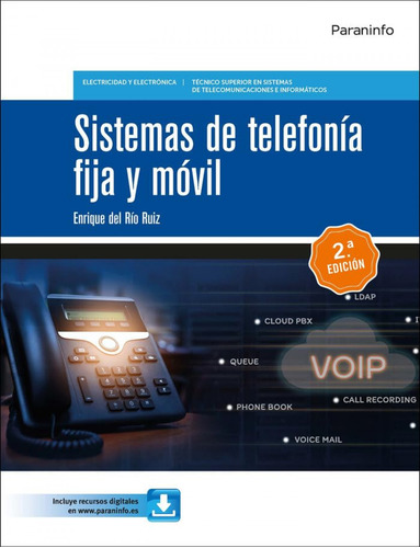 Sistemas De Telefonia Fija Y Movil 2 A Edicion 2023 - Del Ri