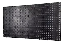 Comprar Painel De Ferramentas 208x104 Plástico Com 168 Ganchos Preto no Mercado Livre