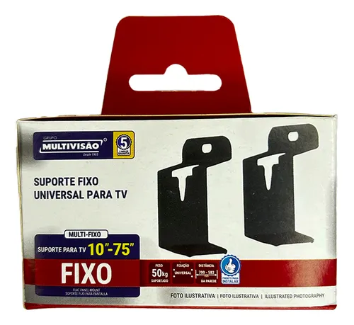 Suporte Para Televisão Aoc Fixo Universal Flat Mount
