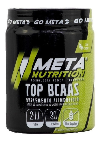 Bcaa Meta Nutrition Top Bcaa`s 30 Srvs