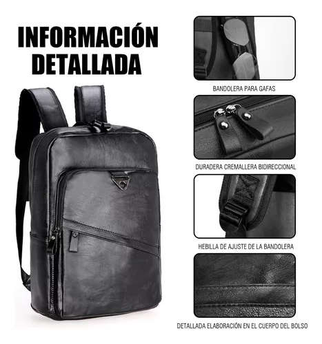 Mochila de Piel Hombre Vintage Urban