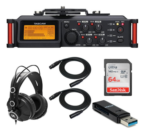 Tascam Dr-70d Grabadora De Audio Portátil De Cuatro Pistas.