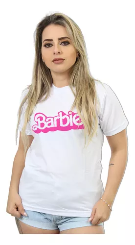 Camiseta T Shirt Barbie Girl Feminina Adulto Algodão 2023