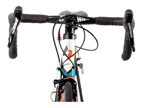 Imagen 4 de 9 de Bicicleta Belfort Rennes Apex R700 55 Negro Naranja 2022
