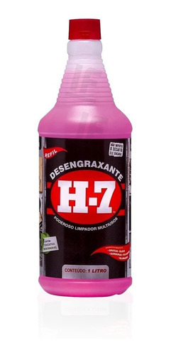 Desengraxante H-7 1 Litro Refil Sujeiras Pesadas Multiuso