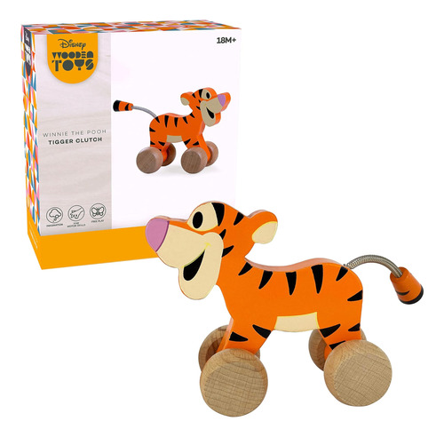 Juguetes De Madera De Disney, Juguete De Embrague Tigger The