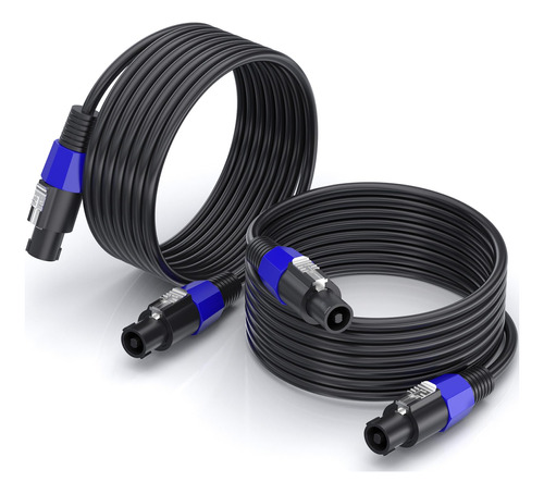 Epyoado Paquete De 2 Cables Profesionales Speakon A Speakon