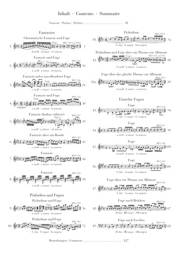 J.s. Bach: Fantasies, Preludes And Fugues For Piano (urtext)