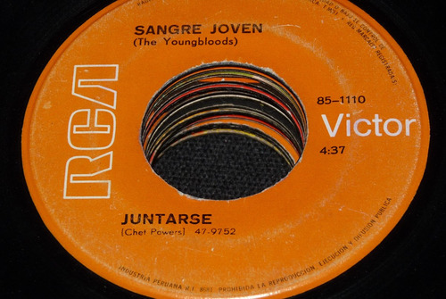 Jch- Sangre Joven Juntarse 45 Rpm Vinilo