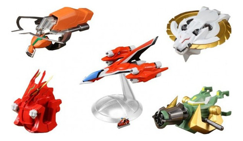 Gear Fighter Dendoh - Dendoh + Set Armas - Chogokin - Bandai