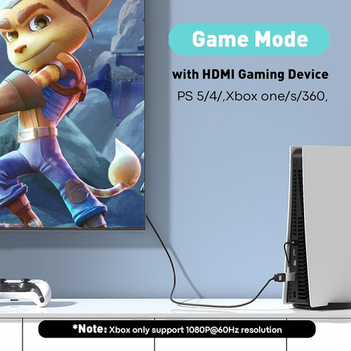 Adaptador Hdmi A Displayport 4k 60hz Para Monitor