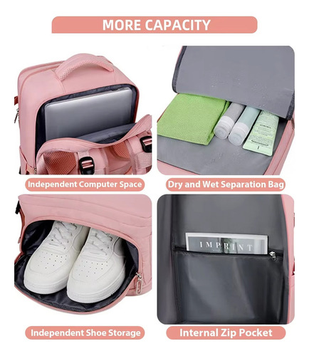 Mochila De Viaje Para Senderismo, Cabina De Avión, Puede Con