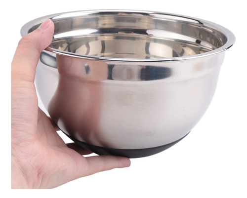 Bol Para Mezclar De Acero Inoxidable Con Base De Silicona An