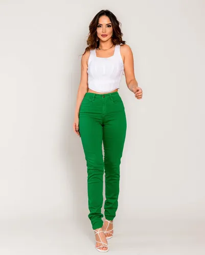 Calça sarja hotsell feminina verde