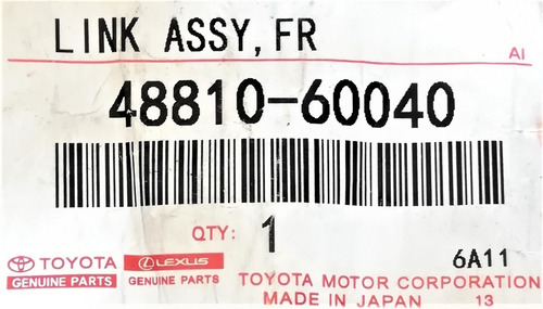 Lapiz Toyota Izq 4runner Fortuner Hilux Orignal 48810-60040