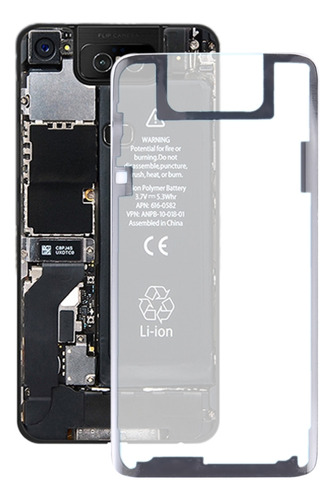 Tapa Trasera De Batería Transparente Para Asus Zenfone 6 Zs6