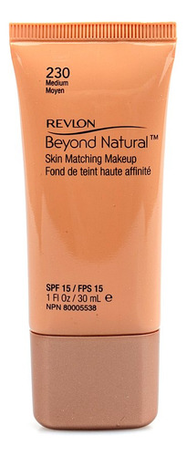 Maquillaje Revlon Beyond Natural Skin Matching Medium 230 30