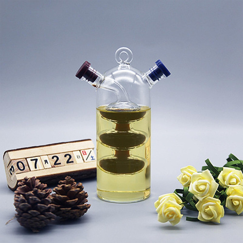 Suministros De Cocina Botellas De Vidrio Para Aceite Derecho