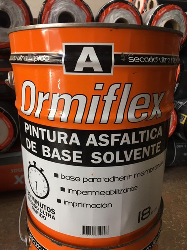 Pintura Asfáltica Ormiflex Secado Ultra Rápido