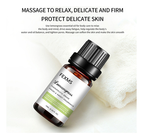 Motopat Aceite Esencial De Hierba De Limón 100% Natural 20ml