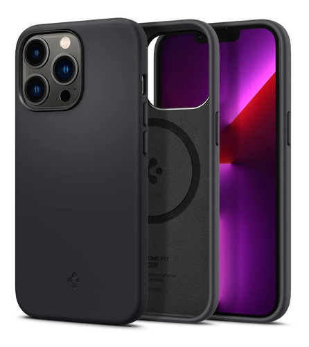 Apple iPhone 13 Pro Spigen Silicone Fit Magfit Carcasa Case