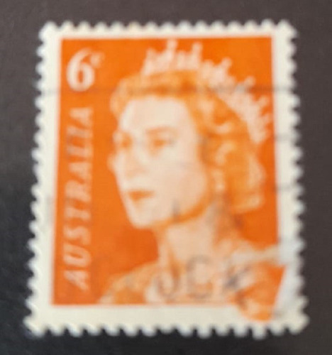Sello Postal Australia - Isabel Ii 1970 ( 6 )