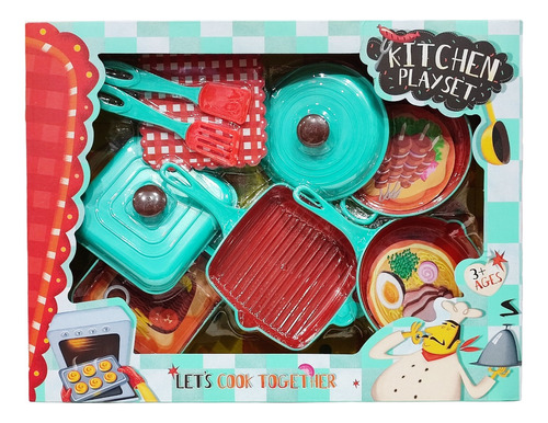 Set Juguete Cocina - Kitchen Olayset Play Caja 30x40cm