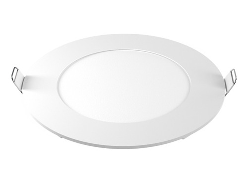 Plafón Panel Led P/ Embutir 6w Flat Circular 4500k Macroled