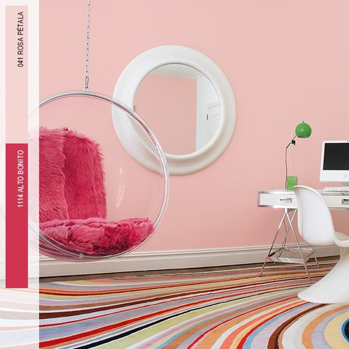 Tinta Latex Acrilica Para Parede Rosa Pétala - Pintalar 3,6l