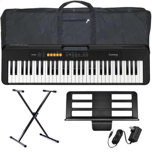 Imagen 1 de 10 de Organo Teclado Casio Cts100 Usb 5/8 Pie Funda Atril Fuente