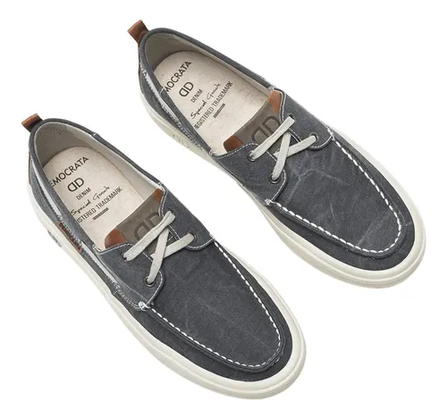 Sapatenis Democrata Denim Go 290106 Iate Dock Side