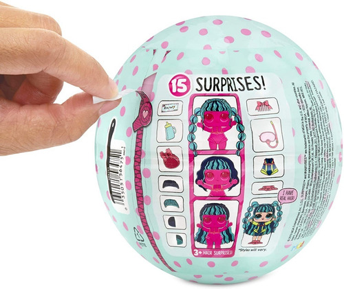 L.o.l. Sorpresa Hairvibes Muñeca Con 15 Sorpresas Original