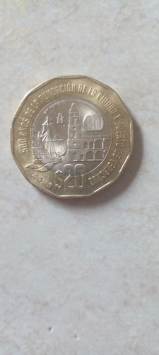 Moneda De $20 Pesos Con 12 Lados