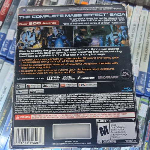 Mass Effect Trilogy Standard Edition Electronic Arts Ps3 (Usado)