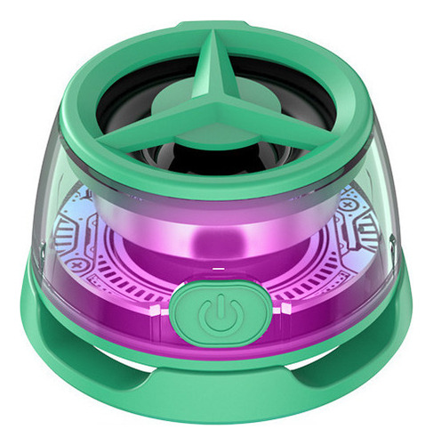 Altavoz Bluetooth Inalámbrico Función De Succión Magnética Color Emerald