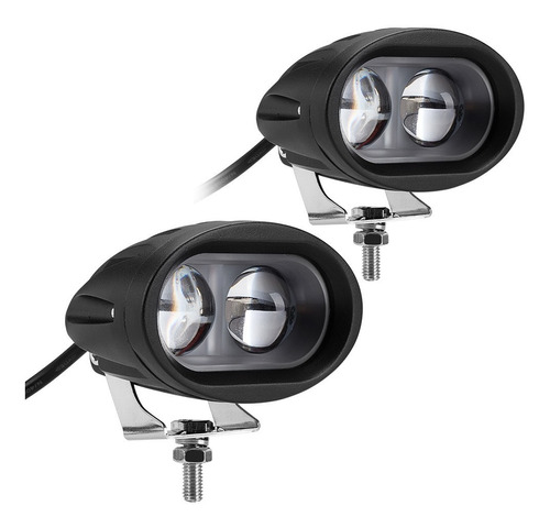 Par Faros Auxiliares Led Cree 20w Moto En Pem Motos