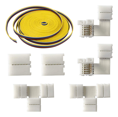 Kit Conector Tira Led Pine In Incluye Forma Soldadura Cable