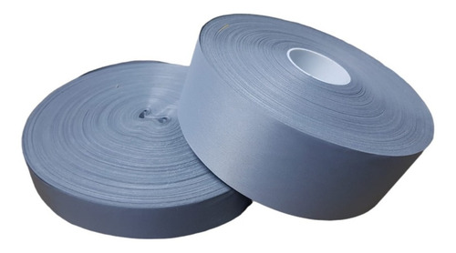 Cinta Reflex Económica Tela Gris 2 Pulgadas X 10 Metros