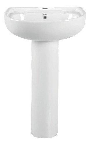 Pedestal Para Bacha Samite Blanco Brillo