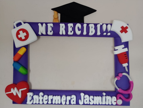 Cartel Para Selfie Personalizados Todas Las Carreras Enfermería