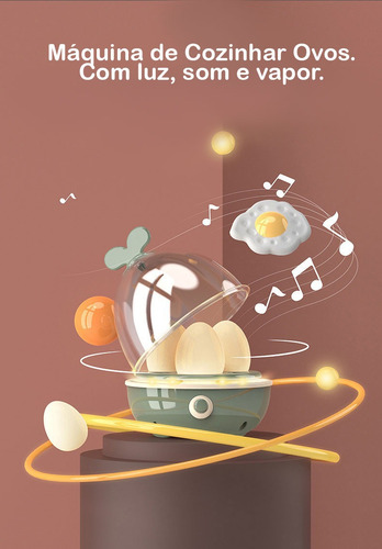 Máquina de huevos completa con luz de vapor para cocina infantil, 94 cm, color azul