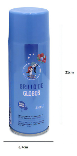 Abrillantador De Globos Abrillantador Brillo De Globos Brillo Para Globo Abrillantador 450ml