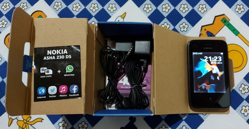 Celular Nokia Asha 230 Raridade Para Colecionadores 